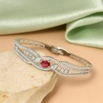 Rani Color Beautiful Designer Openable American Diamond Bracelet For Women’S Ethnic Style - Image 3