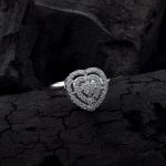 Eye-Catching Silver Color American Diamond Ring For Minimalistic Style - Image 4