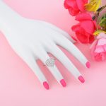 Eye-Catching Silver Color American Diamond Ring For Minimalistic Style