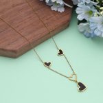 Black Color Stainless Steel Anti Tarnish Necklace Featuring Premium Polish And Durability - Image 3