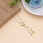 Gold Color Stainless Steel Anti Tarnish Necklace Crafted For Modern Minimalist Fashion Trends - Image 3