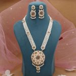 Multi Color Rajputi Jewellery Rani Haar For Wedding Functions