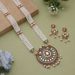 Multi Color Meena Work Rajputi Jewellery Rani Haar With Artistic Touch - Image 3