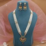 Multi Color Meena Work Rajputi Jewellery Rani Haar For Wedding Wear