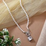 Chic White Color Fashion Necklace With Sleek Design For Women - Image 3