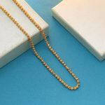 Gold Color Fashion Chain Necklace Designed For Effortless Traditional Accessorizing - Image 3
