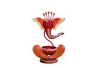 Iron Ganesha Tealight Holder – 11 Inch (Red) - Image 2
