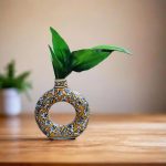 HOB Ceramic Painted Flower Pot – 6 Inch