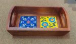 HOB Wooden Ceramic 2 Tile Fitted Tray - Image 2